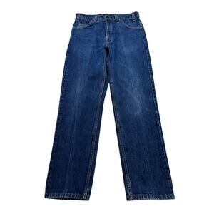Vintage Levi’s 505 Orange Tab Regular Fit Straight Leg Jeans Blue Denim 34x30